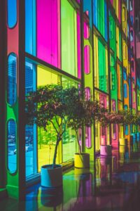 stained glass windows colour