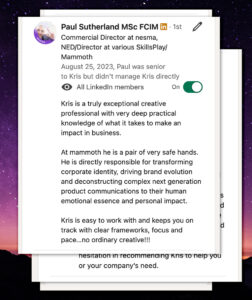 Brand Strategy Testimonial PS